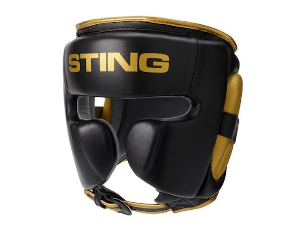 Sting Boxing Viper Gel Professional Head Guard Black Gold